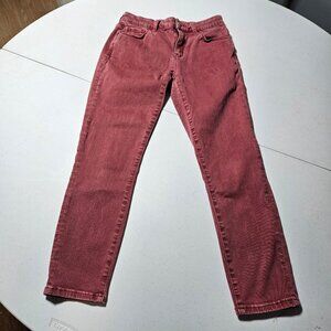 Wash Lab Girls Red Jeans Size 28P